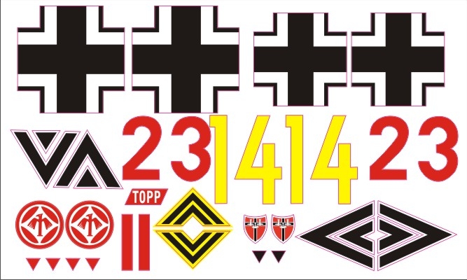 Dekor für Me 109 oder andere